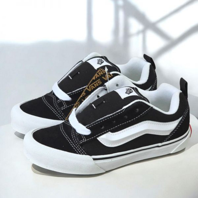 반스 뉴스쿨 키즈 유아 아동 주니어 - 블랙 트루 화이트 VN000CYU6BT1