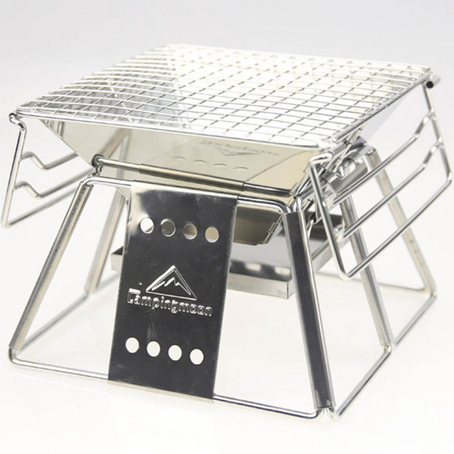 1인용 화로 숯불구이 그릴 미니 바베큐 삼겹살 구이판, 1개