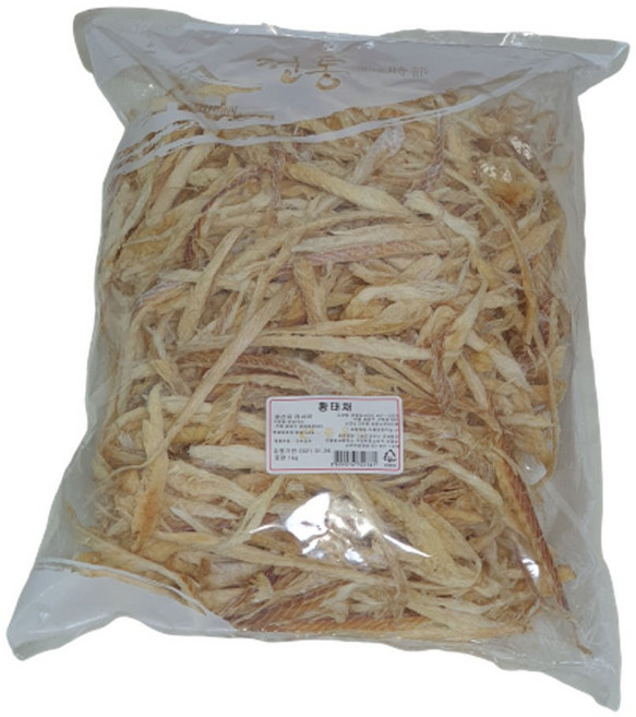 [가성비 대용량] 러시아산 황태채 1kg 건어물 황태채 북어채 안주용, 1개