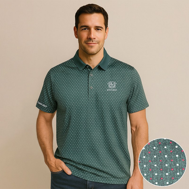스워드 골프 반팔 PK 티셔츠 남성 골프 티 반팔 PK 티셔츠 골프복 스포츠 상의