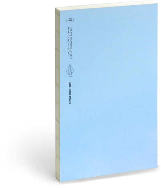 아이코닉 2026 솔리튜드 다이어리 위클리 플래너, 1개, 01 스카이블루