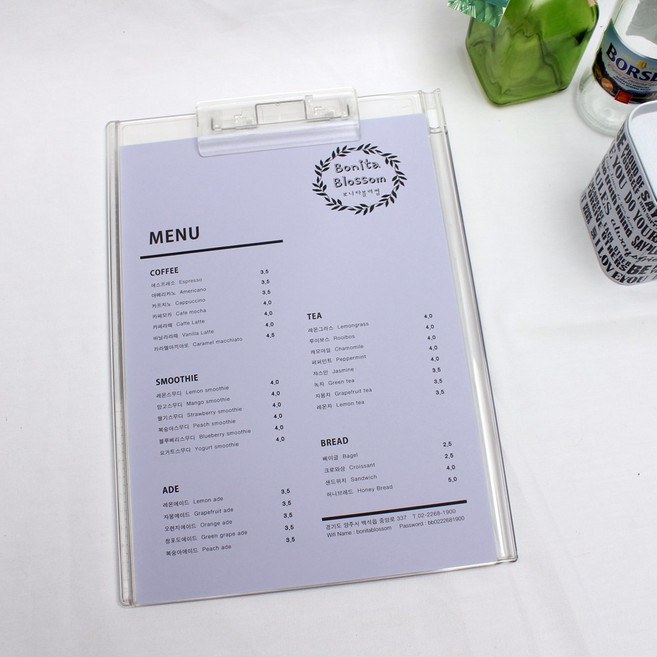 페이퍼포레스트 메뉴판종이 메뉴판 속지 용지, 25장, 바이올렛A4