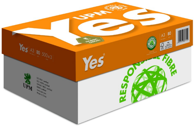 예스오렌지 80g A3용지 1박스 1500매, 1500개, A3