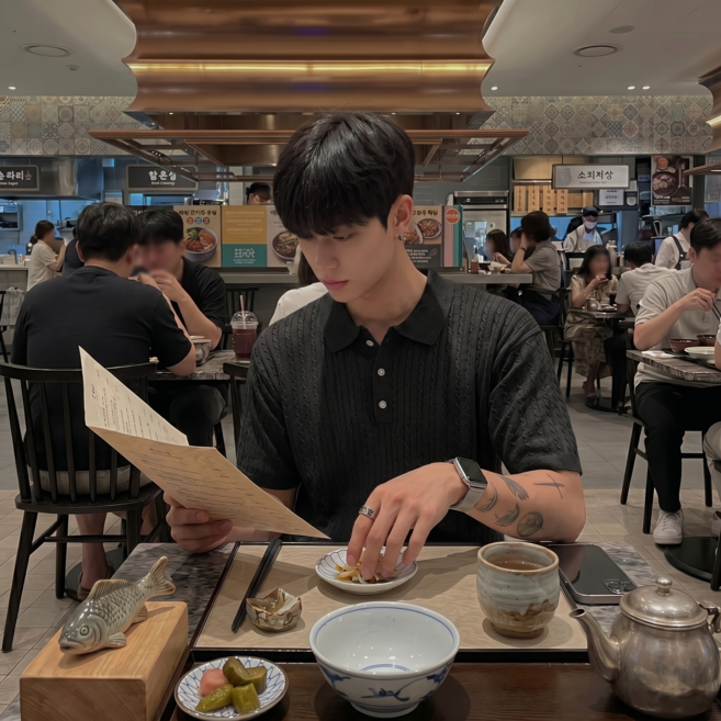 스타일닥터 여름 남성 폴로 니트 슬림핏 고급스러운 케이블 니트 티셔츠 헨리넥 골지 반팔