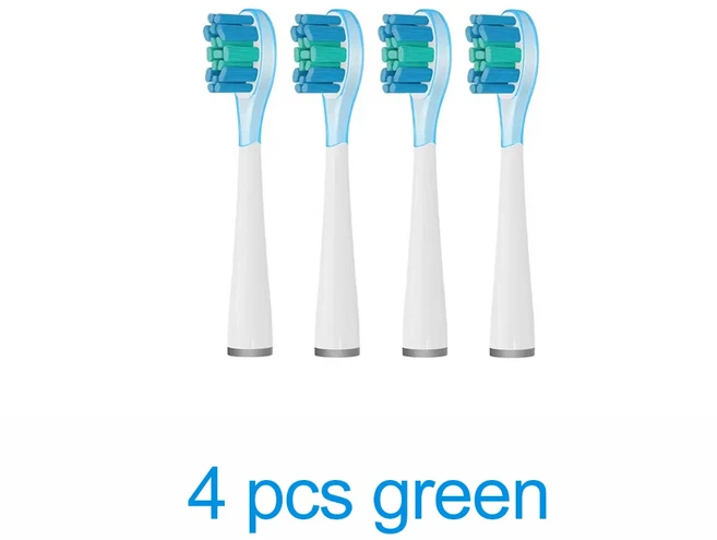 Usmile 모든 시리즈용 칫솔 헤드 Usmile Y1S/Y4/U1/U2/U3/P1/P4 소닉 전동 칫솔 소프트 듀폰 클린 노즐, 08 4pcs green