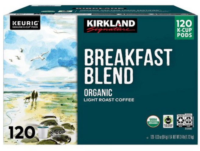 커클랜드 큐리그 캡슐커피 120개입 대용량 K cup 모음 - (옵션: 블랙퍼스트 블렌드 미디엄 로스트 퍼시픽 볼드 다크로스트)