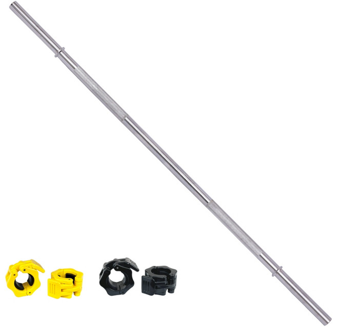 고강도 경량봉 1800mm 역기봉 중봉 직선바 스쿼트 데드리프트, 1800mm 경량봉 + 락조마구리 블랙, 1개