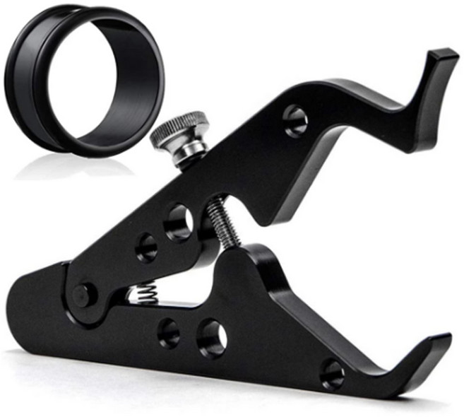 데일리쇼핑 오토바이 스로틀어시스트 클램프 핸들어시스트 이지레바 손목보호, 1개, 블랙