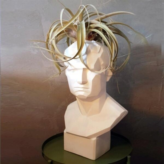 아트박스/모리아트 아그리파각상 대형 석고상화분 65cm내외 리본2개 개업