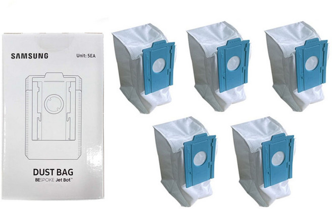 삼성 정품 VR30T85514W 사용 비스포크 제트봇 로봇청소기 먼지봉투C 5매, 5개