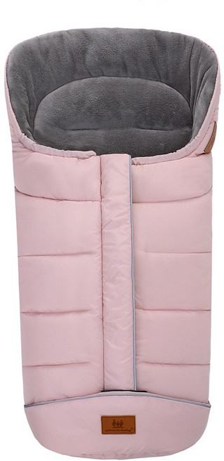 미라클 베이비 신생아 겨울 보온 유모차 외출용 침낭, 1개, 분홍색