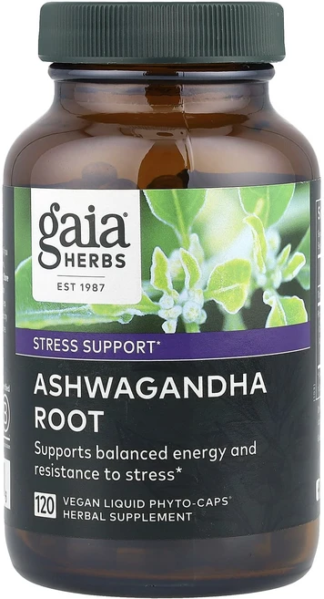 몸관리하세요 겨울입니다 Gaia Herbs 아슈와간다 뿌리 비건 액상 Phyto-Caps® 120정 특별관리진행, GaiaHerbs아슈와간다뿌리비건액상PhytoCaps1, 1개 - 쿠팡