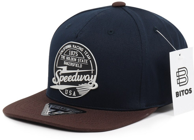 비토스 Speedway 러버패치 스냅백 남자 여자 추천 빅사이즈 대두 모자