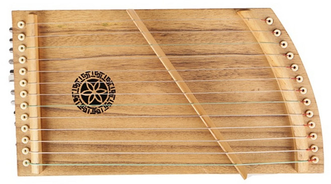 미니 가야금 손가락 연주용 취미 국악기 거문고 선물 장식 진열 운지연습용, A. 13현 (표준 패키지), 1개