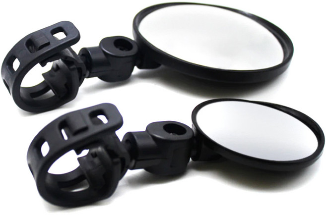 발통마켓 자전거 후사경 세트 백미러 전동 킥보드 사이드미러 거울, 2개, 블랙