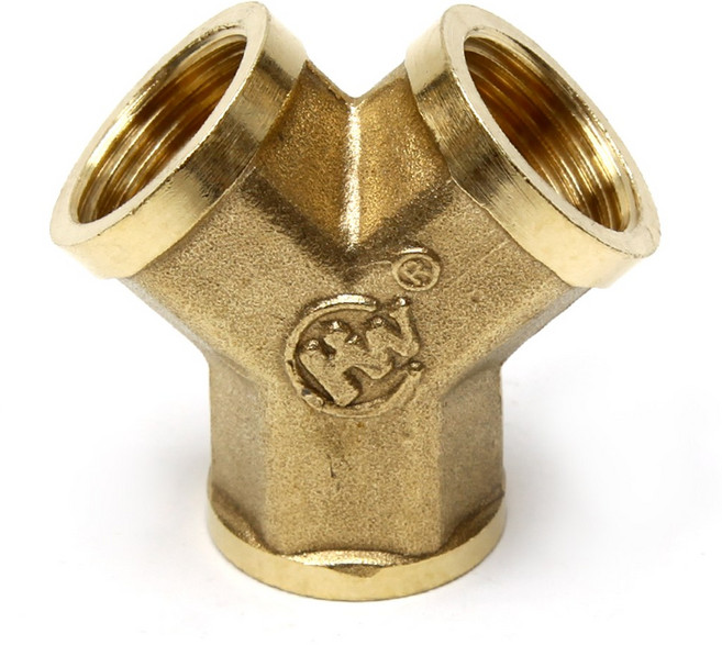 369Living 황동 Y 조인트 15A 아답타 수도 배관 부속품, 1개