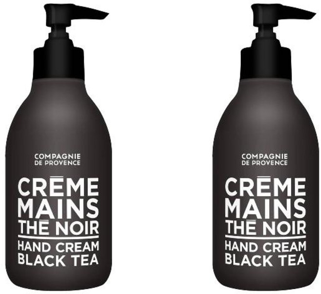 La Compagnie de Provence 콩파니 드 프로방스 럭셔리 핸드크림 블랙티 향 295ml 2팩