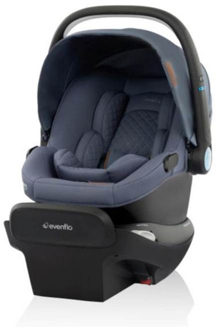 이븐플로 리볼브 180 라이트맥스 NXT 회전식 경량 프리미 및 유아용 카시트 3-30파운드. SensorySooth와 함께. 베이스(Agate Purple)로 간편한 설치, SensorySoothe/ SensorSafe/ Gre, Flint