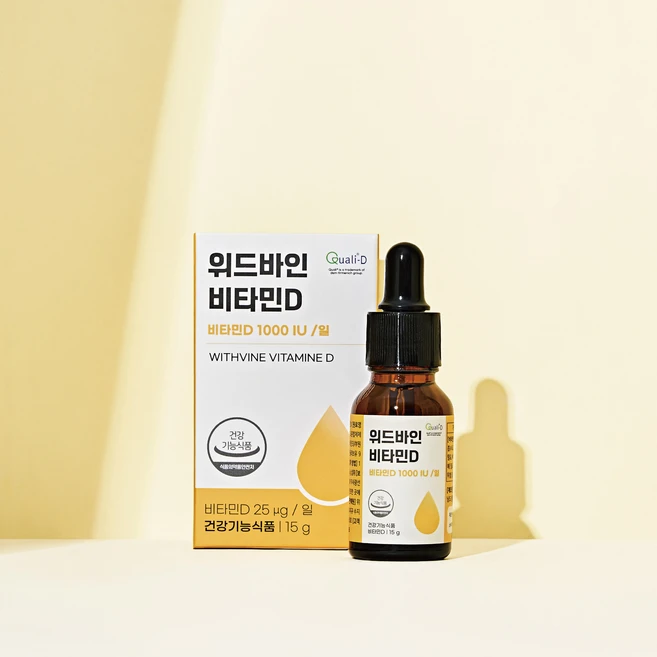 위드바인 비타민D 액상 (1 000IU X 250일분), 1개, 15g - 쿠팡