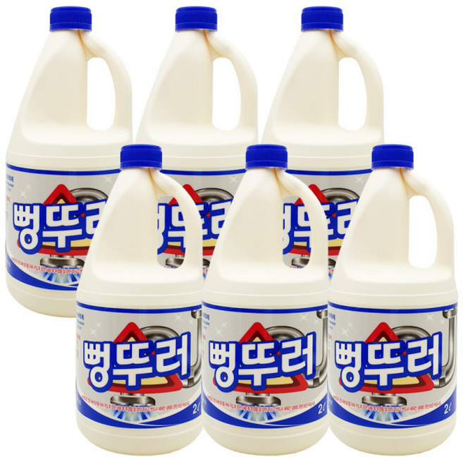 샤이린 뻥뚜러 펑 배관 배수관세척제 락스 하수구, 6개