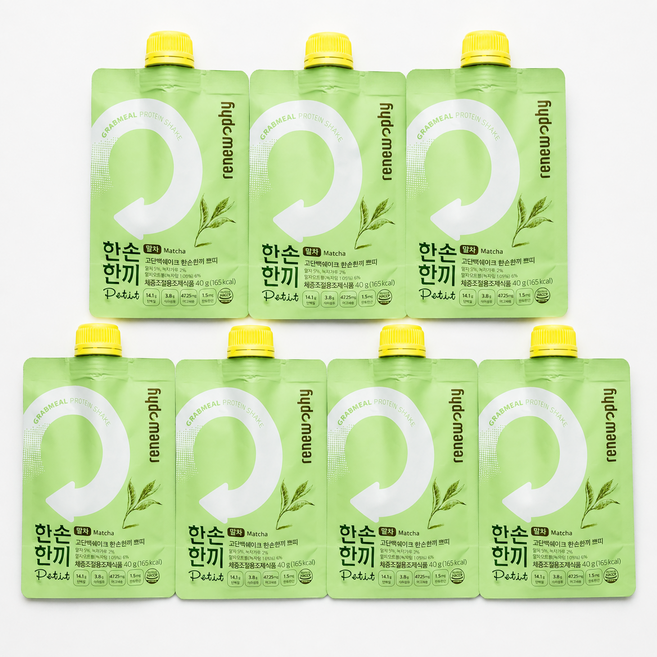 renewophy 巧口奶昔抹茶口味, 30g, 7個