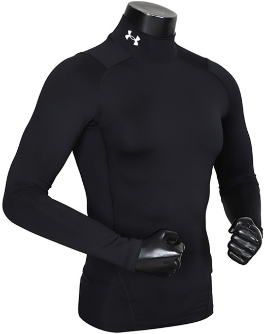 [언더아머] UA 히트기어 아머 컴프레션 목크 긴팔 (1369606-001)