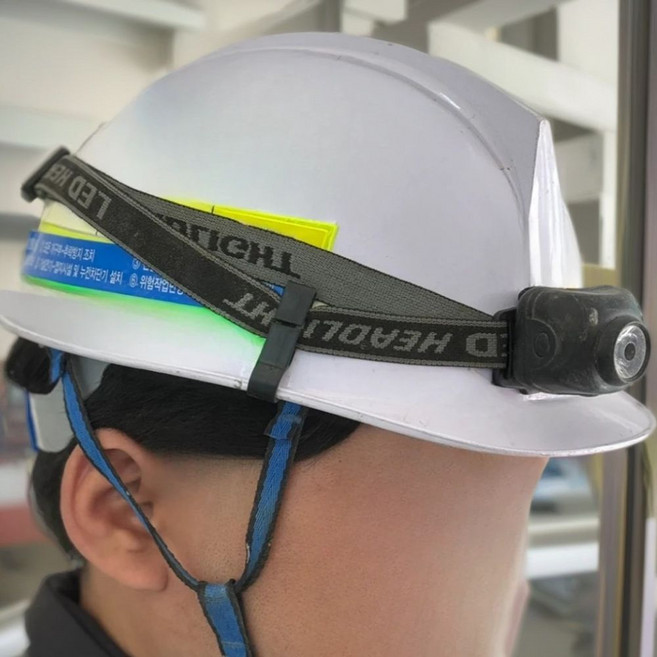안전모 고정 클립 핀 헤드렌턴 고글 작업모 후레쉬, 1개, 1개