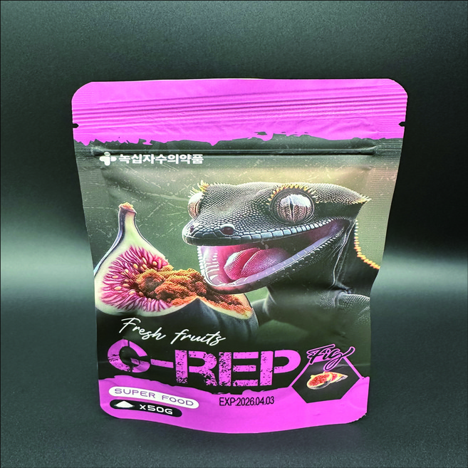 녹십자 지렙 크레스티드게코 슈퍼푸드 무화과 인섹트, 1개, 50g - 쿠팡