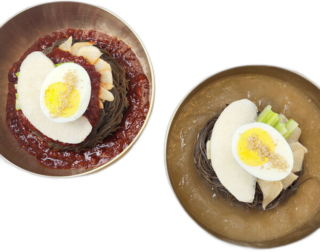 설악본가 설악 칡 물비빔냉면 혼합세트 (면+육수+양념장 ) 냉면 찐맛집 대용량 구성, 10세트, 500g