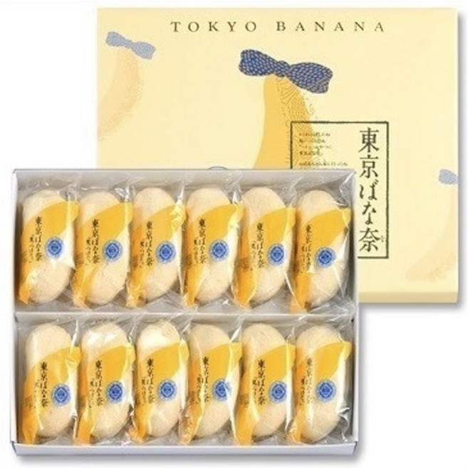 Tokyobanana 도쿄바나나 빵 16개입, 38g, 12개