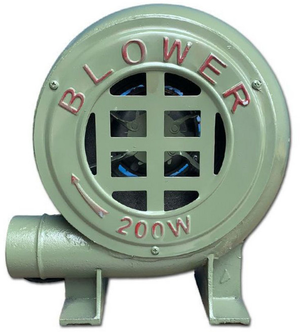 농업용 폐유난로 송풍기 건설현장 스토브팬, 80W 1.8미터 와이어+에어 덕트+속도조절