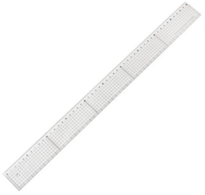 1374 모닝글로리 50cm 방안자 두껍고 튼튼한 국산 아크릴자, 5500 방안자 50cm