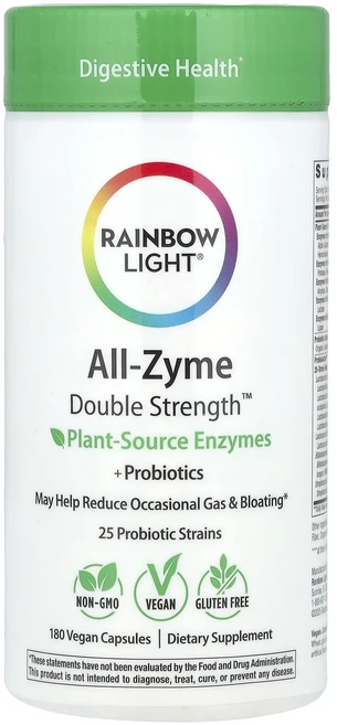 새해 첫좋은선물 Rainbow Light All-Zyme™ 베지 캡슐 180정 제대로 할인합니다, RainbowLightAllZyme베지캡슐180정, 1개 - 쿠팡