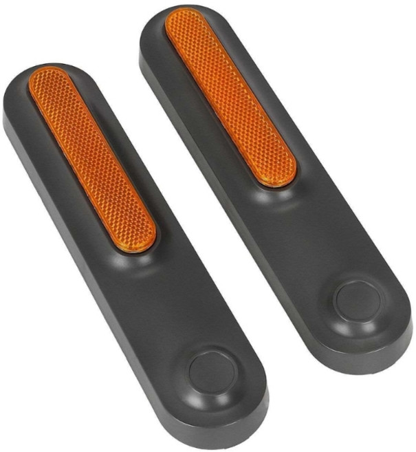 전동 스쿠터 측면 반사 스트립 안전 튜브 야간 반사경 내구성, 1개