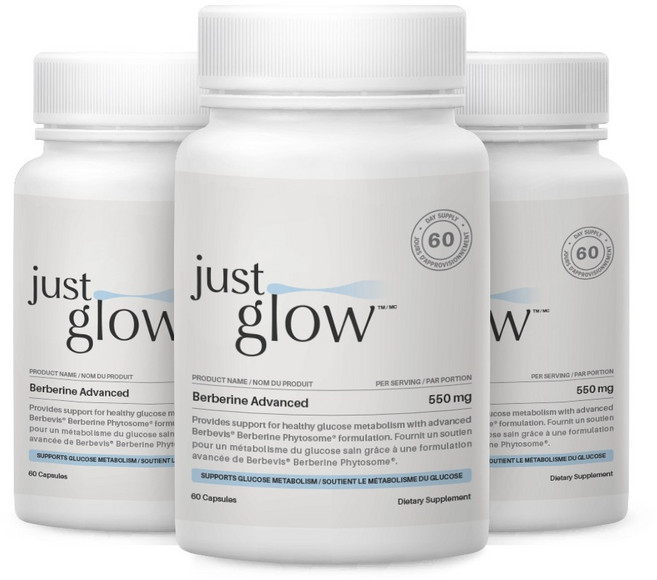 저스트글로우 파이토좀 베르베린 어드밴스드 550mg, 3개, 60정