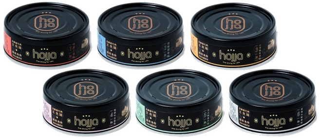 賀家 Hojja 米其林主食罐 貓罐, 1個, 山海香鮭嫩雞肉泥 80g, 80ml, 鮭魚