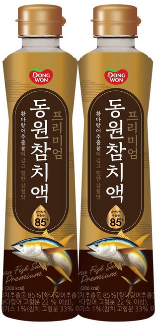 프리미엄 동원 참치액 900ml x 2, 2개