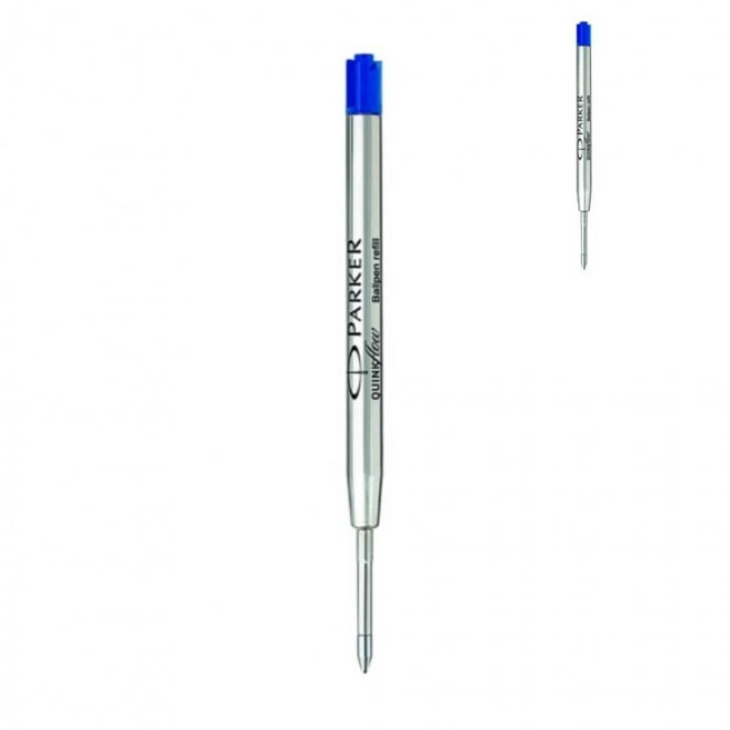 파카 볼펜심 큉크플로우 M촉 블루 1.0mm 부드러운볼펜심 필기구 리필볼펜심 부드러운볼펜, 상세페이지 참조, 상세페이지 참조