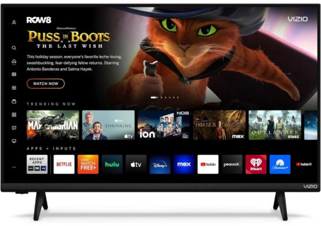 VIZIO 비지오 24인치 D시리즈 FHD LED 스마트 TV 블루투스 헤드폰 지원 AMD FreeSync Alexa 호환 D24fMK01 2023 모델, 32 inch, Smart TV
