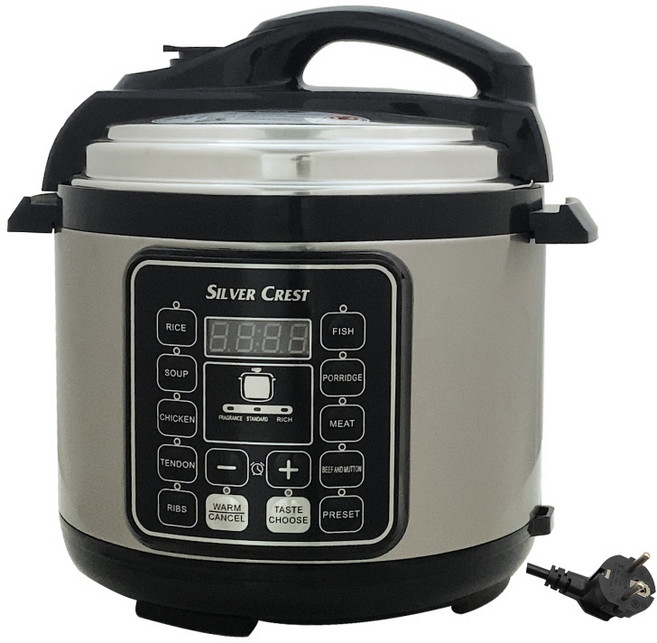 가정용 압력밥솥 스마트 전기압력밥솥 3-4인용 6L, 그레이