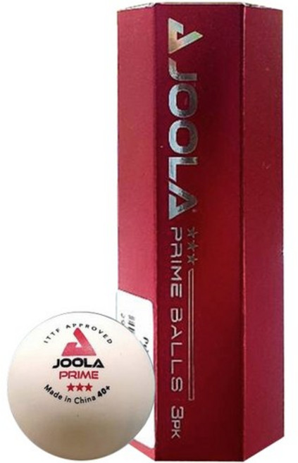 줄라 Prime 40+ 탁구공, 흰색, 3개입, 5개