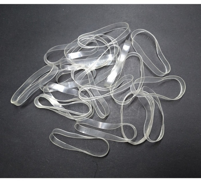 TPU環保無硫橡皮筋, 1個, 0.1kg, 透明色