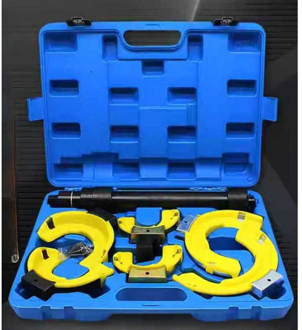 쇼바 스프링 압축기 분해 다운풀 탈착 완충기 작기 자동차 비분해식 스프링 공구세트 쇼크, 비분해식 쇼크 스프링 공구세트, 1개