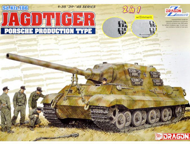 탱크프라모델 1/35 JAGDTIGER PORCHE TYPE 2 IN 1 [BDD57848]