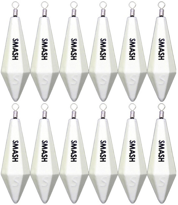 쎈피싱 대용량 스매쉬 다아이몬드 야광봉돌, 1개, 12개입