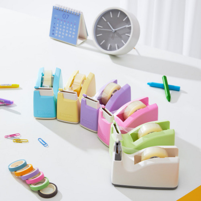 잘잘리오 뉴 미니 어린이 디스펜서 자동 안심 커터기, 쁘띠_블루, 1개