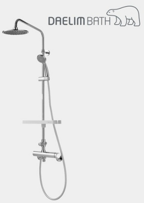 대림바스 DL-B6211 선반형 레인 샤워 욕조 해바라기 수전 3WAY DLB6211 (A9039별도옵션구매), 1개