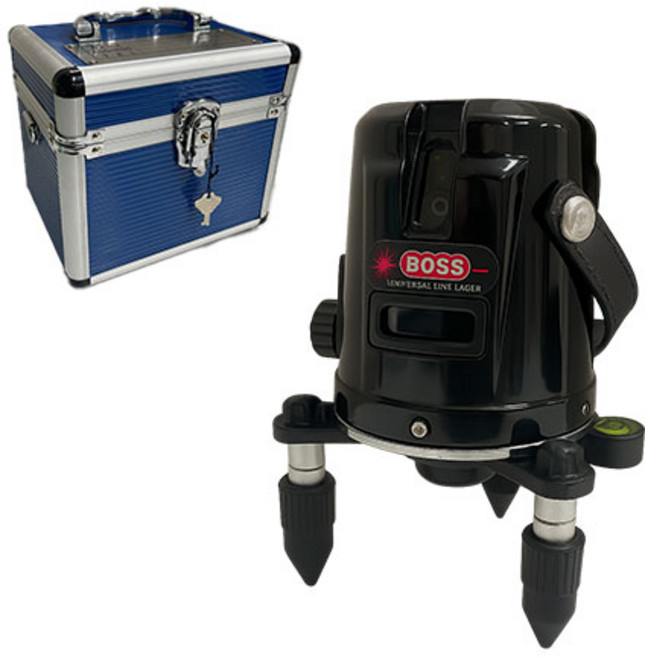 BOSS 레이저레벨기 4라인 3V1H 전용케이스 포함