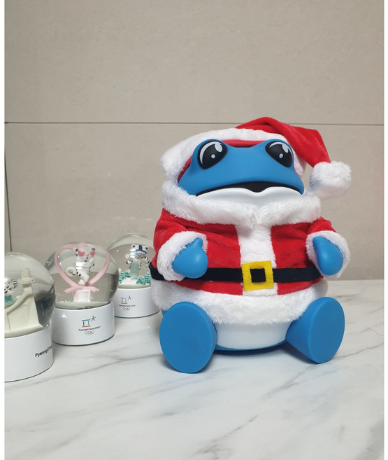 [정품]진로이즈백 굿즈 산타 두꺼비 피규어 두껍상회, 1개
