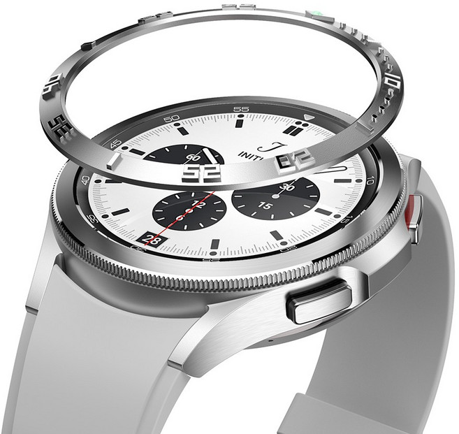 아이엠듀 베젤링 3D 케이스, 실버, 1개